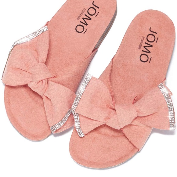 Cape Robbin Shoes - SALE! Cape Robbin JOMO Pomelo Flat Sandals Slides Coral